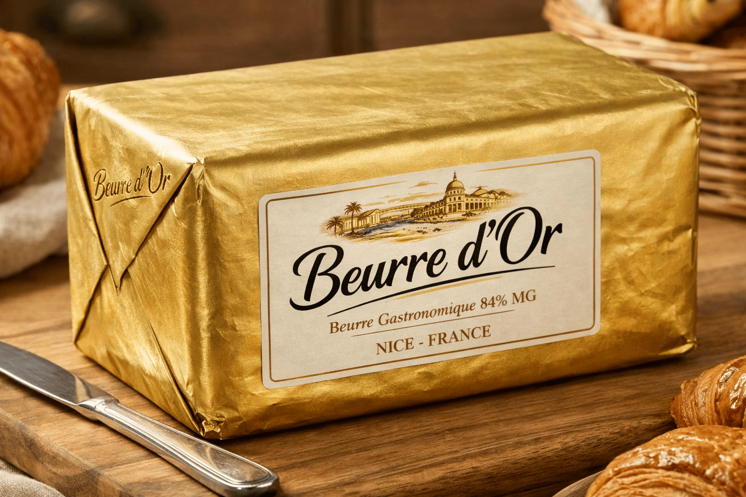Beurre de Lait - Impérial 84% MG – L’Or des Maîtres Pâtissiers "25Kg" - Beurredor