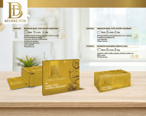 Beurre de Lait - L'Or du Nord 82% MG – Le Trésor des Terroirs "25Kg" - Beurredor